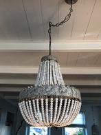 Kralen hanglamp Zion diameter 51 cm, Huis en Inrichting, Ophalen, Zo goed als nieuw, Hout