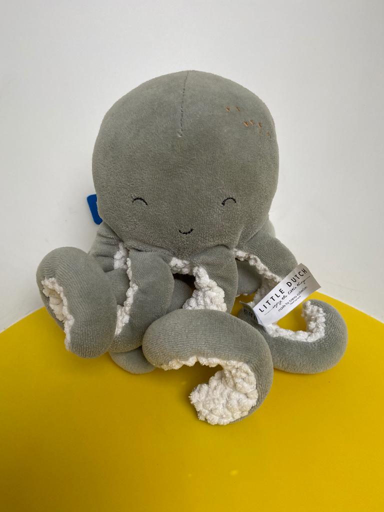 226 little dutch octopus groen, Kinderen en Baby's, Speelgoed | Knuffels en Pluche, Ophalen of Verzenden, Zo goed als nieuw, Overige typen