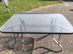 Prima tuintafel, 100x155x70 cm, Ophalen of Verzenden, Gebruikt, Rechthoekig, Metaal