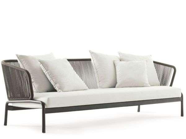 1 x Spool Tuinset van Roda Bank + fauteuil, Tuin en Terras, Tuinsets en Loungesets, Zo goed als nieuw, Loungeset, Aluminium, 5 zitplaatsen