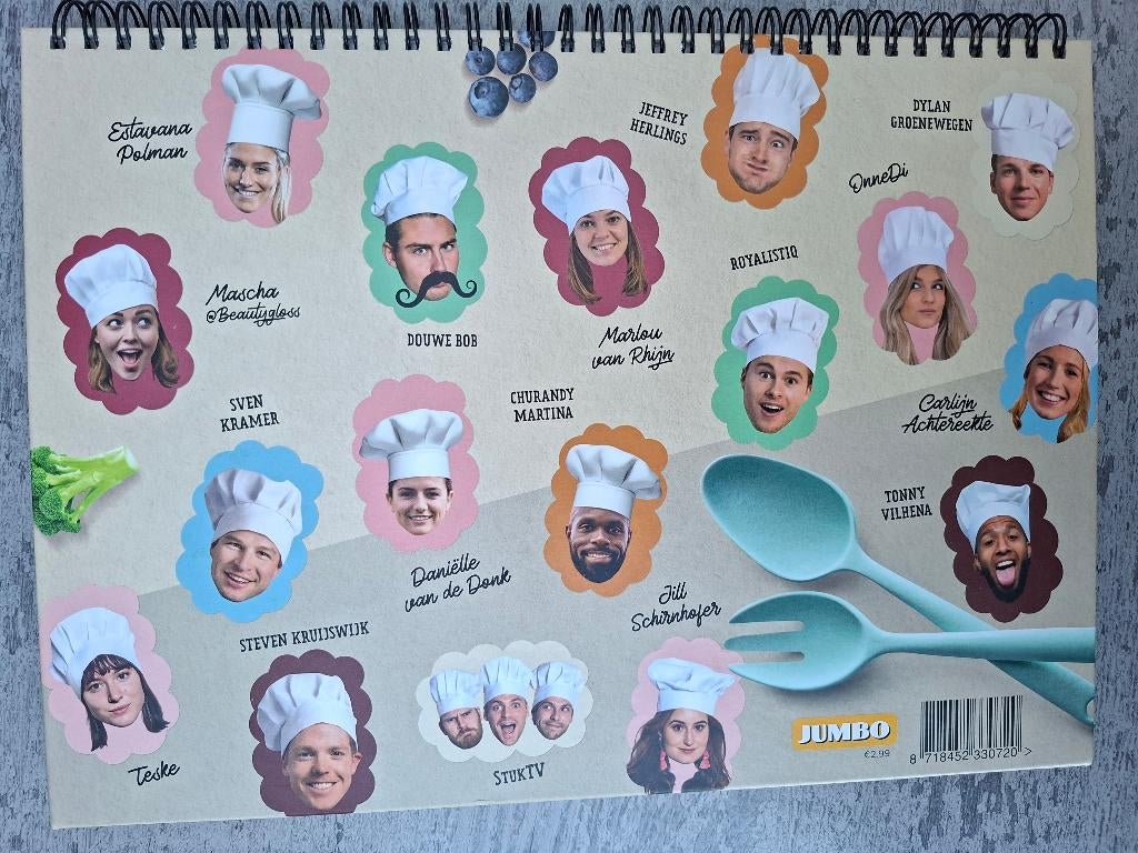 Jumbo Helden in de keuken COMPLEET in boek plus 286 stickers, Verzamelen, Supermarktacties, Jumbo, Ophalen of Verzenden