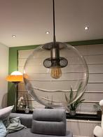 Vintage glazen globe hanglamp Peill & Putzler bol, Ophalen, Gebruikt, Vintage, Glas