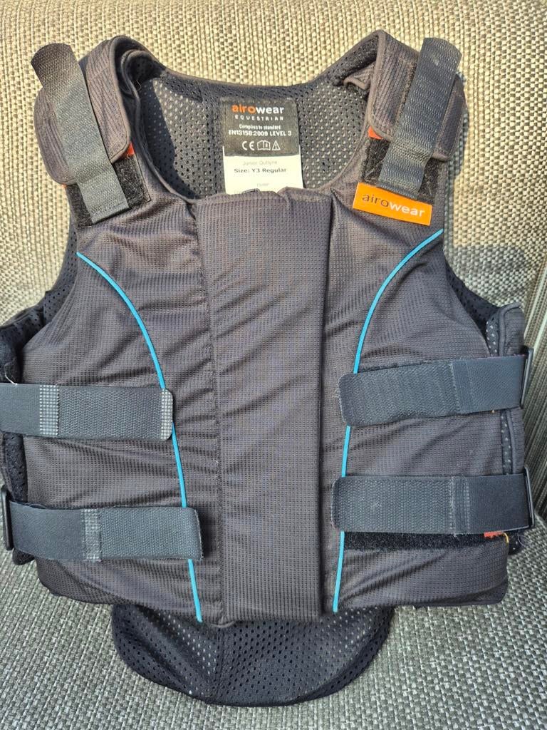 Bodyprotector airowear junior Y3, Ophalen