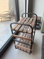 Industrieel bakkerskarretje, sidetable, Huis en Inrichting, Ophalen, 100 tot 150 cm, Zo goed als nieuw, 25 tot 50 cm