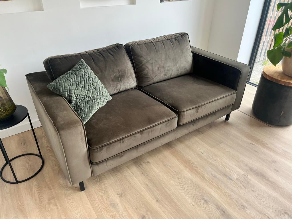 Woood bank 2,5-zits, Ophalen, Gebruikt, 150 tot 200 cm, Velvet