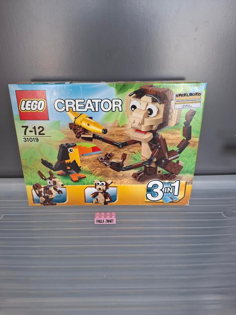 Nieuw Lego Creator 31019 Aap met banaan 3-in-1 set, Ophalen of Verzenden, Nieuw