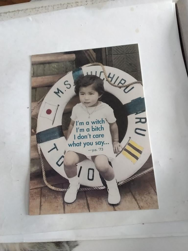 YOKO ONO.      I'M A WITCH, Ophalen of Verzenden, 1980 tot heden, Sterren en Beroemdheden