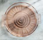 Rosaline Pink schaal, persglas roze, zalmroze, Ophalen of Verzenden