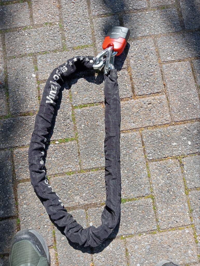 VinZlock Kettingslot met TOP-LOCK Hangslot, Ophalen, Gebruikt