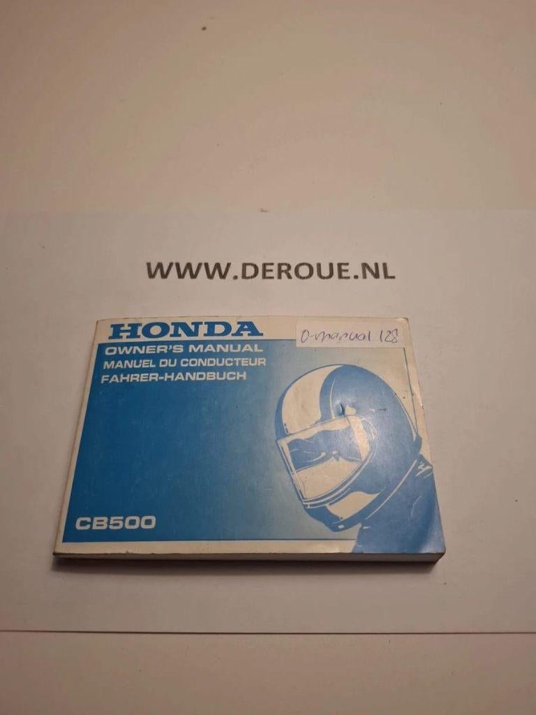 128 0WNERS MANUAL HONDA CB500  1993  USED, Motoren, Ophalen of Verzenden, Honda