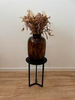 Droogbloemen boeket inclusief vaas, Huis en Inrichting, Woonaccessoires | Kunstplanten en Kunstbloemen, Ophalen, Zo goed als nieuw