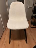 Stoel Napoli Creme met teddystof zgan, Huis en Inrichting, Stoelen, Overige kleuren, Ophalen of Verzenden, Zo goed als nieuw, Eén