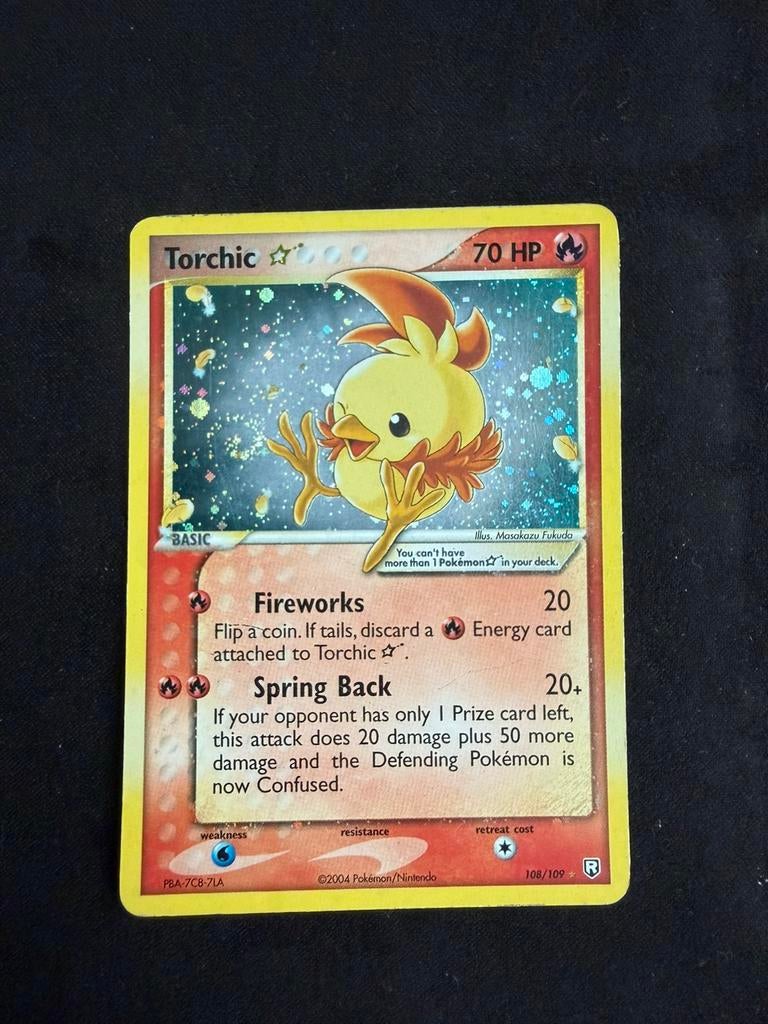 Pokemon torchic goldstar, Ophalen of Verzenden, Zo goed als nieuw