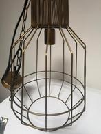 Industriële hanglamp Karwei - Goudkleurig metaal, 50 tot 75 cm, Ophalen of Verzenden, Zo goed als nieuw, Metaal