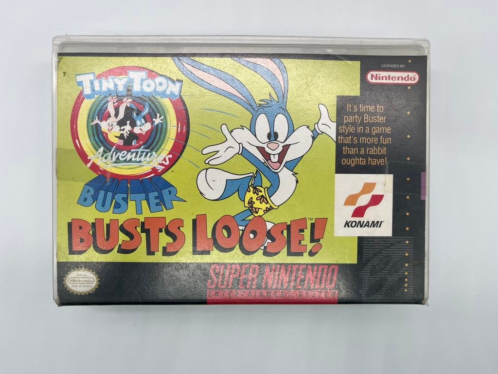 Tiny Toon Adventures Buster Busts Loose SNES NTSC, Avontuur en Actie, 1 speler, Ophalen of Verzenden, Zo goed als nieuw