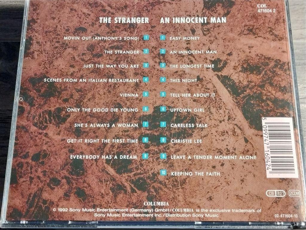 Billy Joel ‎- The Stranger & An Innocent Man, Ophalen of Verzenden, 1960 tot 1980, Zo goed als nieuw