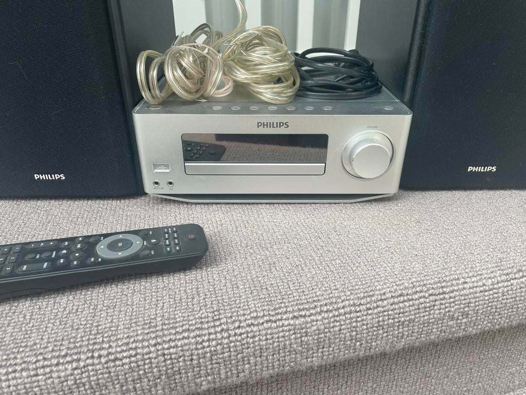 Philips Microset met CD-speler, USB en MP3-link, Philips, Ophalen of Verzenden, Zo goed als nieuw, Microset