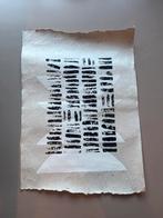 Uniek Olifantenpoep Papier Kunstwerk Nadesign - Design, Ophalen of Verzenden