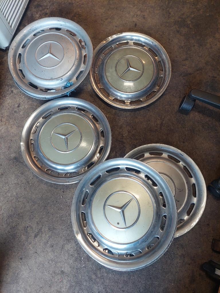 Te koop mercedes oldtimers w123 wieldoppen, Ophalen of Verzenden, Gebruikt