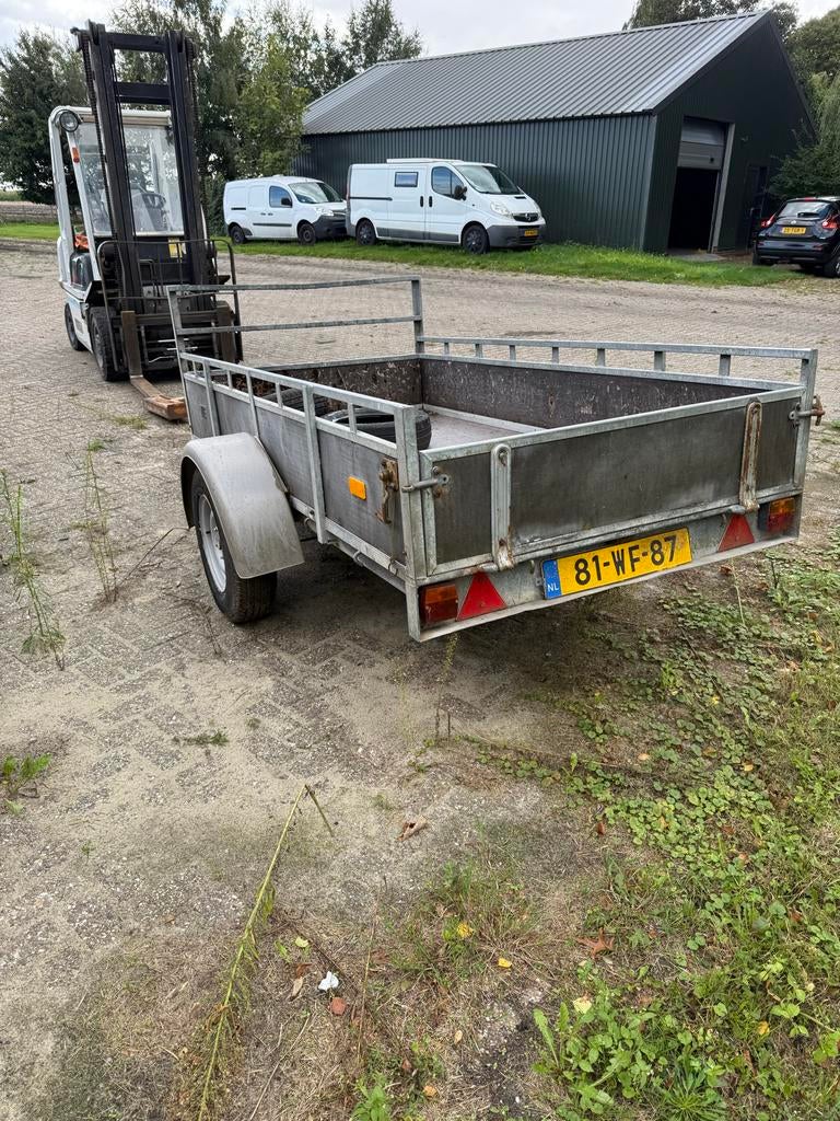 Geremde enkelasser aanhanger - opknapper met kenteken, Auto diversen, Aanhangers en Bagagewagens, O, O, Ophalen of Verzenden, O