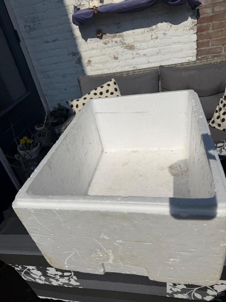 4xpiepschuim koelboxen ideaal voor vervoer van etenwarm koud, Caravans en Kamperen, Koelboxen, Ophalen, Gebruikt, Koelbox, Koelelement