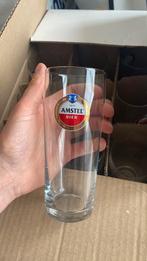 12 Amstel bier glazen in doos, Glas of Glazen, Nieuw, Ophalen of Verzenden, Glas
