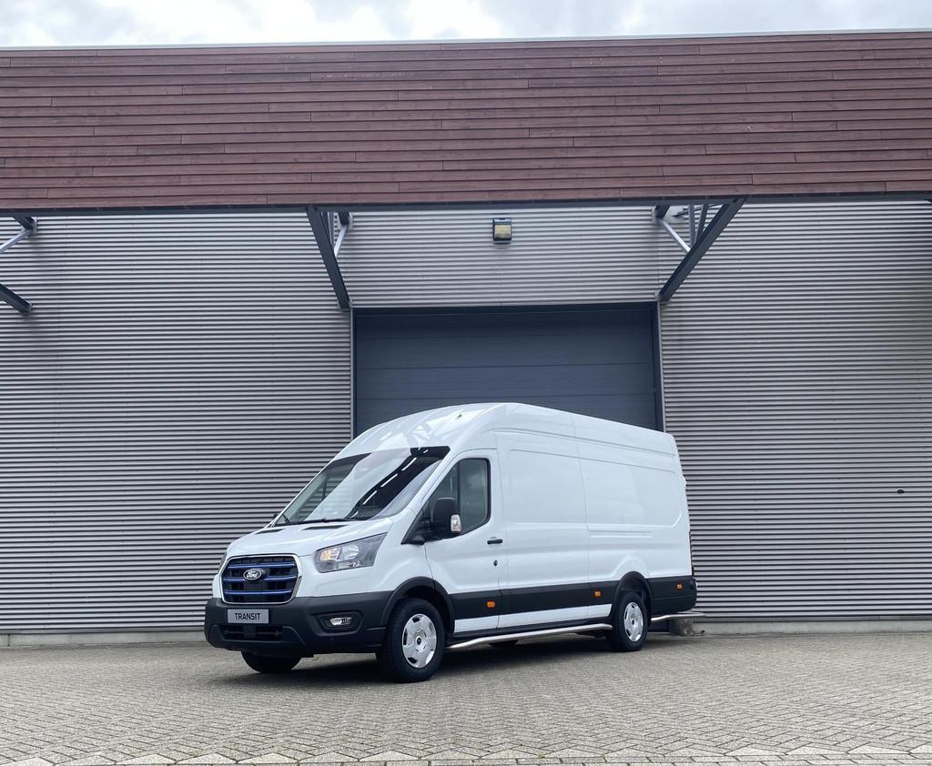 Ford E-Transit 350 L4H3 Trend 184pk RWD 68 KWh | Direct leve, Automaat, 240 km, Wit, Nieuw