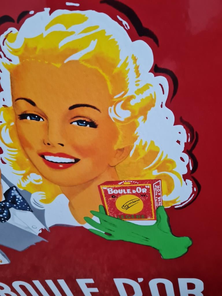 Emaille bord boule nieuw, Ophalen of Verzenden