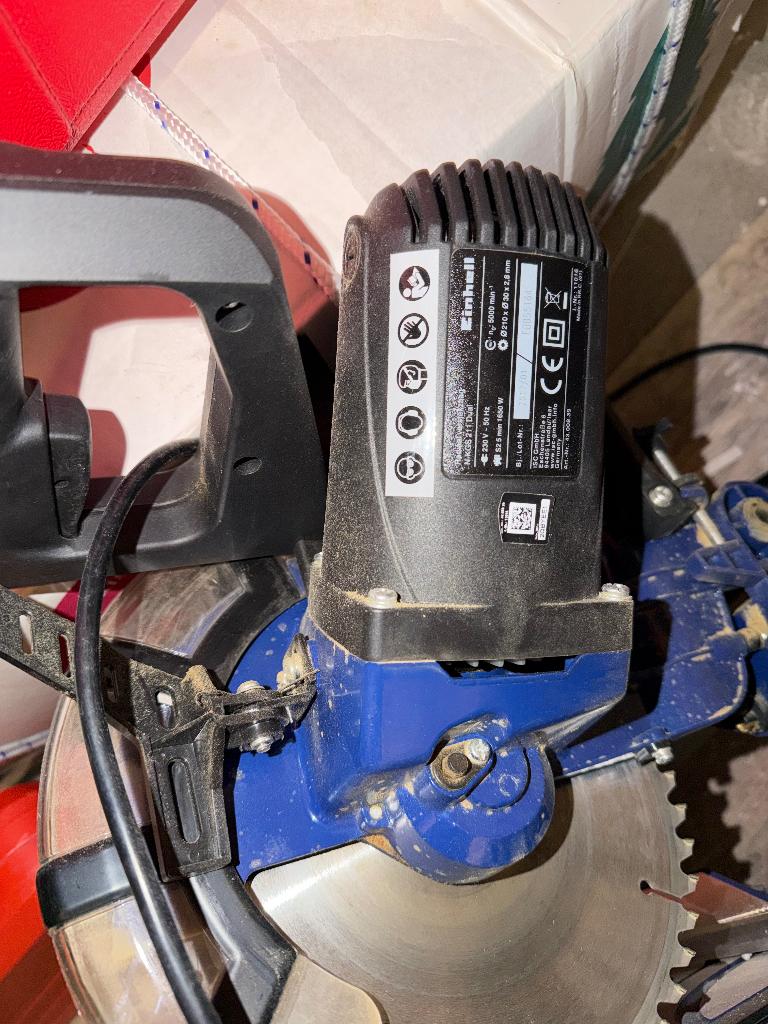 Afkortzaag, Doe-het-zelf en Verbouw, Gereedschap | Zaagmachines, Ophalen, Gebruikt, 70 mm of meer, Einhell