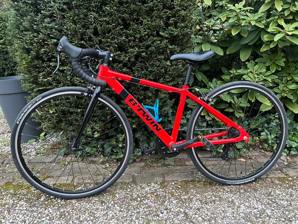B’Twin Triban Kinder Racefiets – 7 Speed – 25 inch, Minder dan 10 versnellingen, Aluminium, Minder dan 49 cm, Ophalen