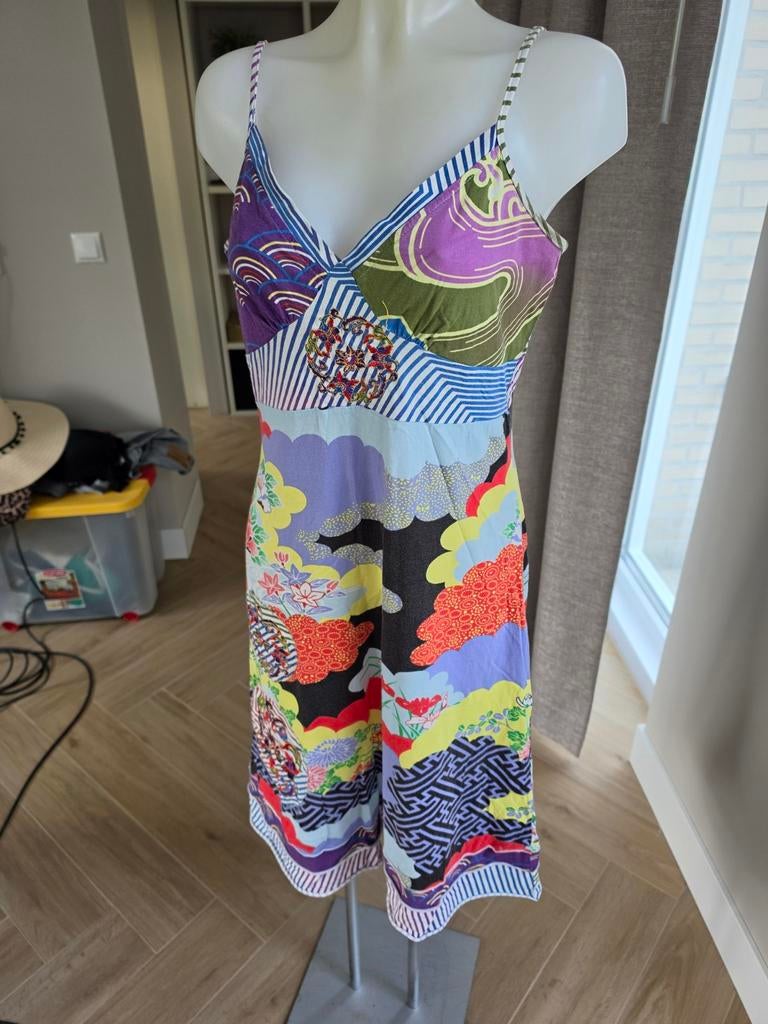 Zomerjurk 101 idees kleurige print maat L Japanse stijl, 101 idees, Overige kleuren, Maat 42/44 (L), Ophalen of Verzenden