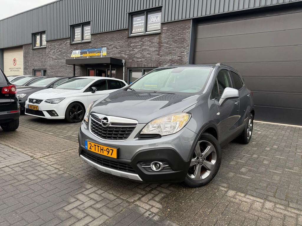 Opel Mokka 1.4 T Cosmo | 2E EIGENAAR | 12MND GARANTIE | CRUI, Auto's, Euro 5, Gebruikt, Zwart, 4 cilinders