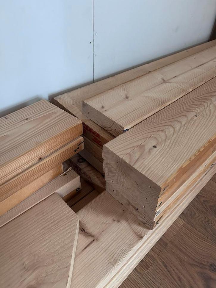 Vuren planken (4cm dik, diverse lengtes), Doe-het-zelf en Verbouw, Hout en Planken, Zo goed als nieuw, Plank, Overige houtsoorten
