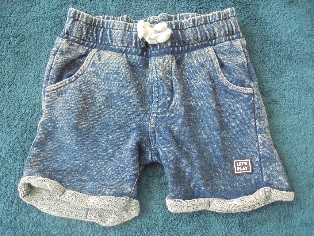 Blauwe korte broek BABY BLUE, Kinderen en Baby's, Babykleding | Maat 80, Broekje, Baby Blue, Ophalen of Verzenden, Zo goed als nieuw