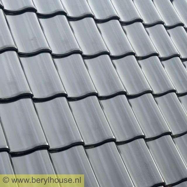 € 15,95 per m2  Gebakken dakpannen: OVH zwart mat verglaasd, Niet ingevuld, Róben, Steen of Klei, Verzenden