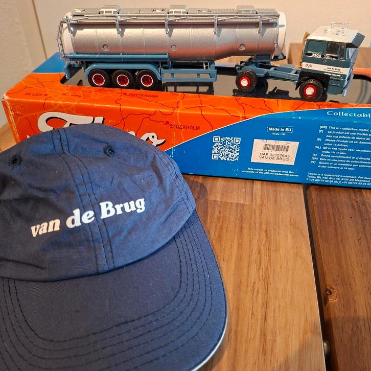van de Brug TANKTRANSPORTEN PUTTEN HOLLAND DAF 3300 & TTR ., Hobby en Vrije tijd, Modelauto's | 1:50, Zo goed als nieuw, Bus of Vrachtwagen