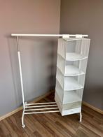 Kledingrek met hanggedeelte en opbergvakken, Ophalen of Verzenden, Met wielen, Zo goed als nieuw
