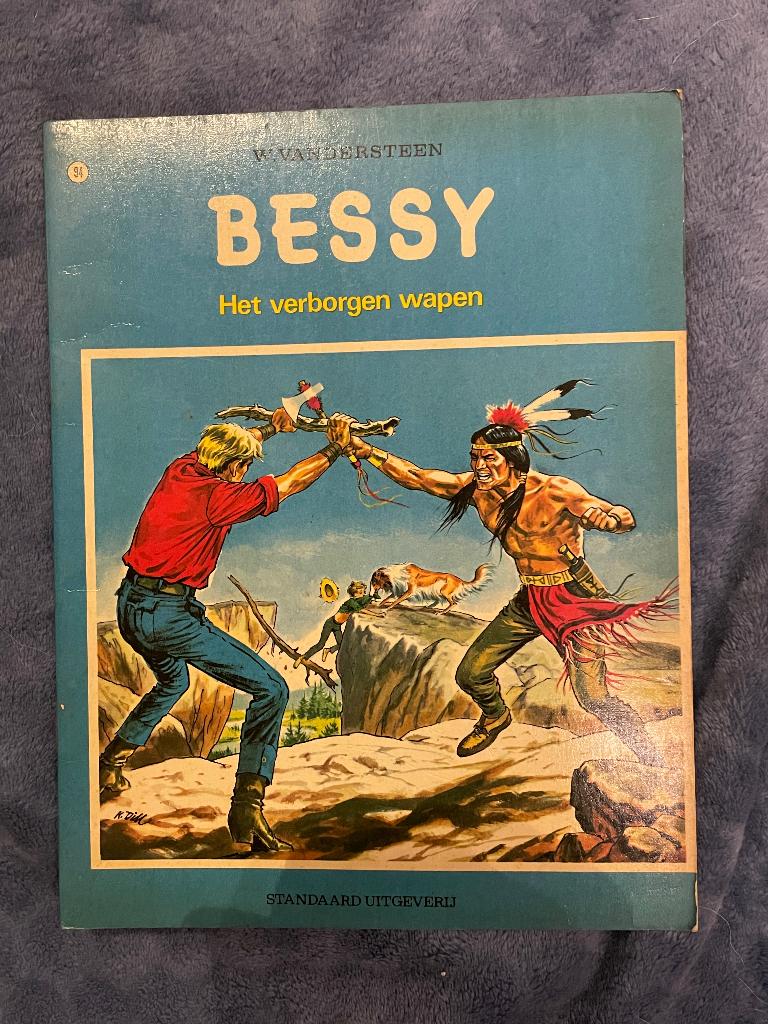 Bessy - Het verborgen wapen Nr. 94, Eén stripboek, Ophalen of Verzenden, Gelezen, Willy Vandersteen