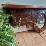 Lucky Vintage antieke kapstok met messing haken, Huis en Inrichting, Woonaccessoires | Kapstokken, Gebruikt, ., ., Minder dan 100 cm