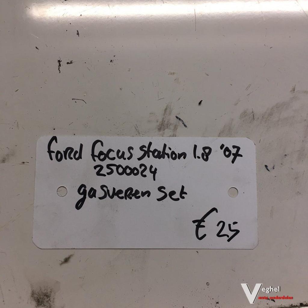 Ford Focus Station 1.8 2007 Wagennr 2500024  Gasveren set ac