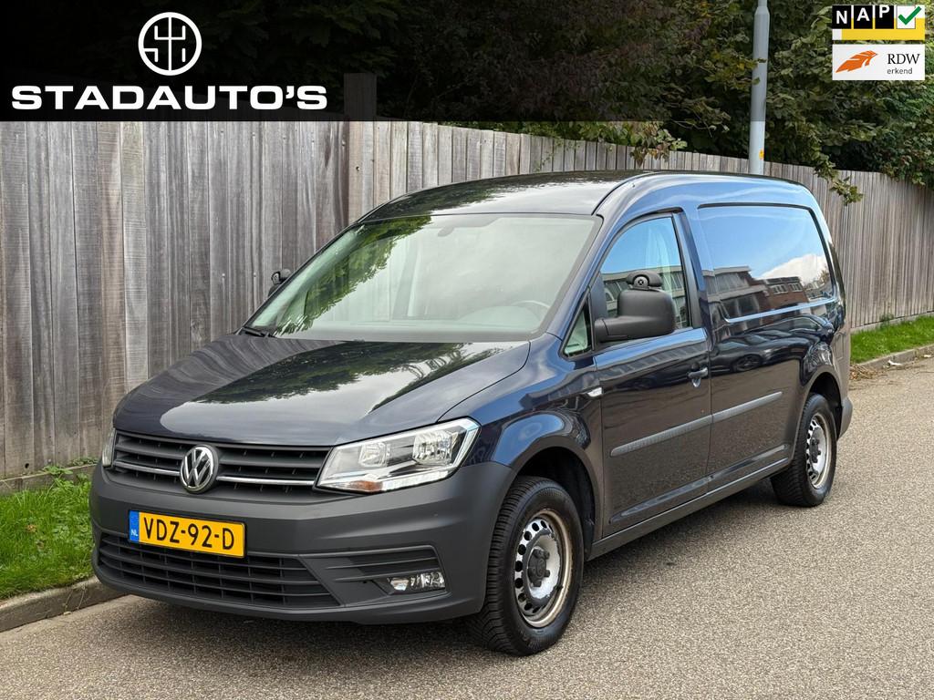 Volkswagen Caddy 2.0 TDI DSG L2H1 Maxi Exclusive NAP MARGE!, Stof, Gebruikt, Euro 6, 4 cilinders