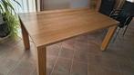 Eikenhouten eettafel 160x90x72 cm, Ophalen, Gebruikt, Eikenhout, 50 tot 100 cm