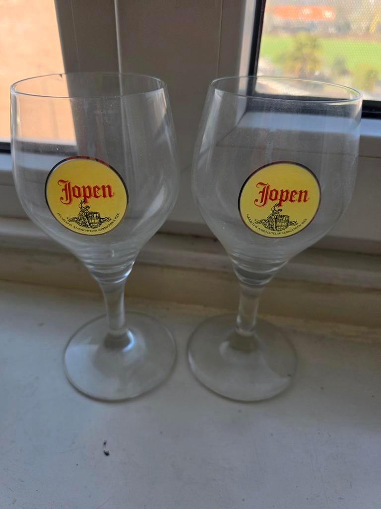 Jopen Bierglazen, Verzamelen, Biermerken, Ophalen of Verzenden, Zo goed als nieuw, Glas of Glazen, Overige merken