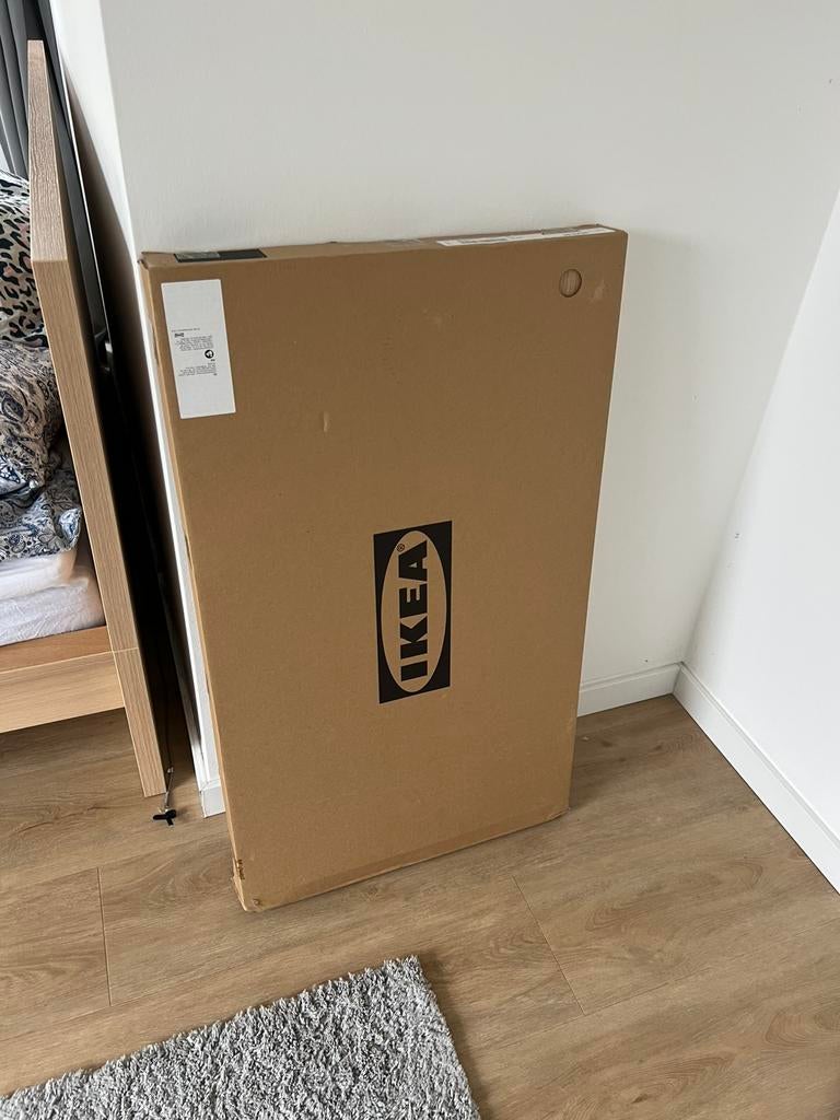 IKEA MALM bedlades - 2 stuks - nieuw in doos - eikenfineer, Huis en Inrichting, Ophalen, Nieuw, 50 tot 100 cm, Minder dan 100 cm