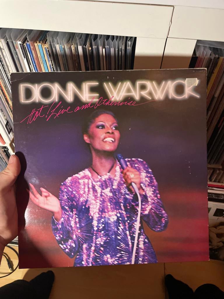 Dionne Warwick - Hot! Live and Otherwise LP (1981), Cd's en Dvd's, Vinyl | Pop, Ophalen of Verzenden, 1980 - 1989, Gebruikt, 12 inch