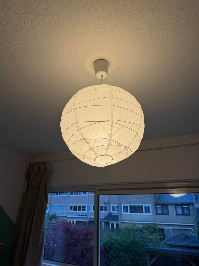 Ballon lampion lamp, Ophalen of Verzenden, Gebruikt, Stof, Minder dan 50 cm
