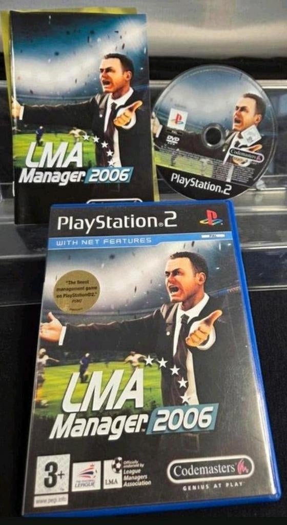 LMA Manager 2006 PlayStation 2 (PS2) - Voetbalmanagerspel, Gebruikt, Codemasters Software Company Ltd., Stoneythorpe, Southam, Warwickshire, CV47 2DL, UK
