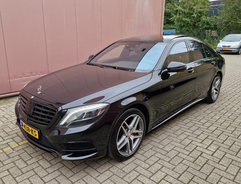 Mercedes-Benz S-Klasse S 500 Aut7 4M Kort 2014 Zwart, 8 cilinders, Zwart, 11 km/l, Vierwielaandrijving