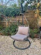 Comfortabele Hangstoel met Standaard en Kussens, Ophalen, Gebruikt, Metaal, Eén