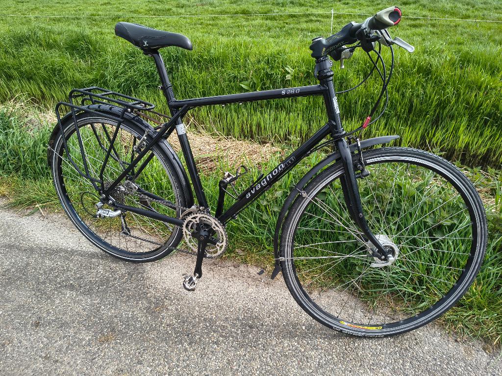 Lichte reisfiets, avaghon s28 geschikt voor Rohloff, 28 inch, Gebruikt, 49 tot 53 cm, Meer dan 20 versnellingen